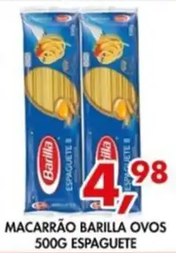 Barbosão Extra Supermercados Macarrão barilla ovos oferta