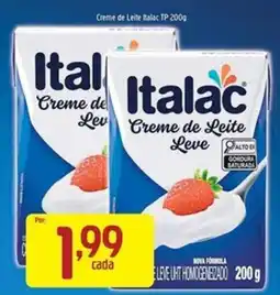 Supermercados Guanabara Creme de Leite Italac oferta