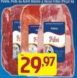 Supermercados Guanabara Paleta, Peito ou Acém Bovino a Vácuo Fribol oferta