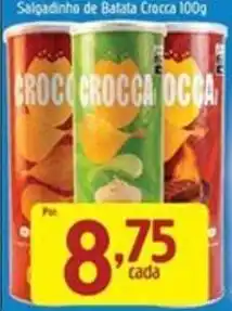 Supermercados Guanabara Salgadinho de Batata Crocca oferta