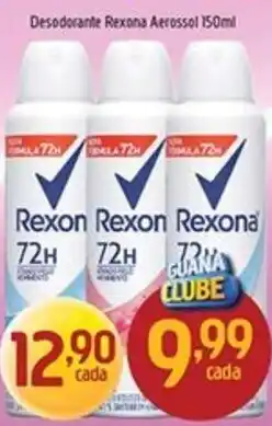 Supermercados Guanabara Desodorante rexona aerossol oferta