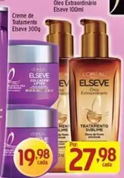 Supermercados Guanabara Creme de tratamento elseve 300g oferta