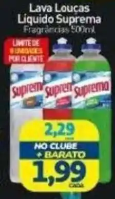 Rede Bom Lugar Lava Louças Líquido Suprema oferta