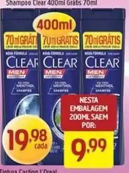 Supermercados Guanabara Shampoo clear oferta