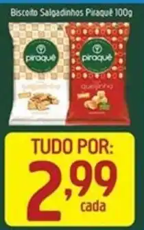 Supermercados Guanabara Biscoito salgadinhos piraque oferta
