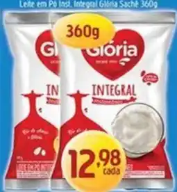 Supermercados Guanabara Leite em Pó Inst. Integral Glória Sachê oferta