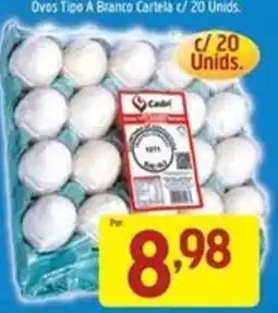 Supermercados Guanabara Ovos tipo a branco cartela oferta