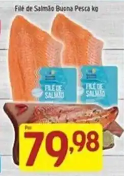 Supermercados Guanabara File de salmão boa pesca oferta