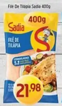 Supermercados Guanabara Filé de tilápia sadia oferta