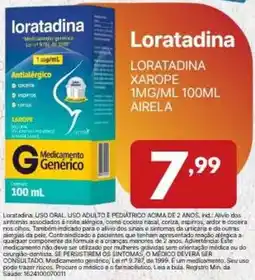 Rede Plus Supermercados Loratadina xarope oferta