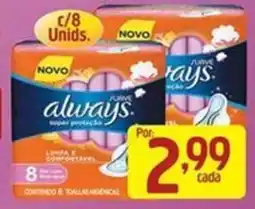 Supermercados Guanabara Always pure super proteção oferta