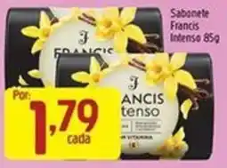 Supermercados Guanabara Sabonete francis intenso oferta