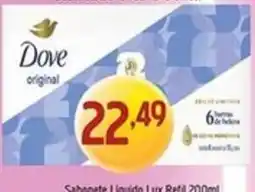 Supermercados Guanabara Sabonete liquido lux refil 200ml oferta