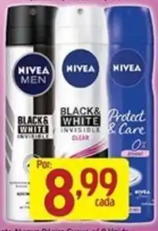 Supermercados Guanabara Nivea men black & white invisible clear oferta