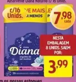 Supermercados Guanabara Absorvente Diana Natural oferta