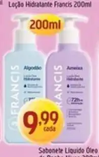 Supermercados Guanabara Loção Hidratante Francis oferta