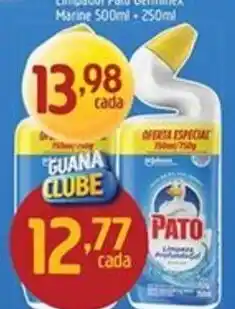 Supermercados Guanabara Pato gel limpa oferta