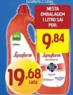 Supermercados Guanabara Lysoform desinfetante oferta