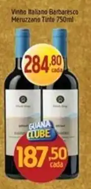 Supermercados Guanabara Vinho Italiano Barbaresco Meruzzano Tinto oferta