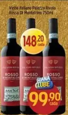Supermercados Guanabara Vinho italiano palazzo rivolo rosso di montalcino oferta