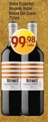Supermercados Guanabara Vinho espanhol boyante roble ribeira del duero oferta