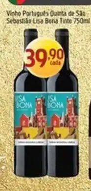 Supermercados Guanabara Vinho Português Quinta de São Sebastião Lisa Bona Tinto oferta