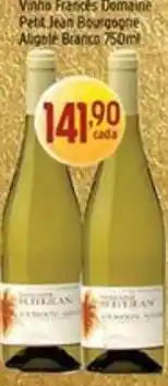 Supermercados Guanabara Vinho Frances Domaine Petit Jean Bourgogne Aligote Branco oferta