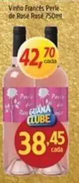 Supermercados Guanabara Vinho francês perle de rosé rosé oferta