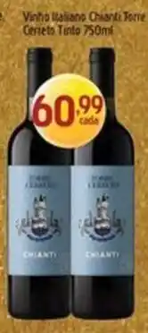 Supermercados Guanabara Vinho Italiano Chianti Torre Certeio Tinto oferta
