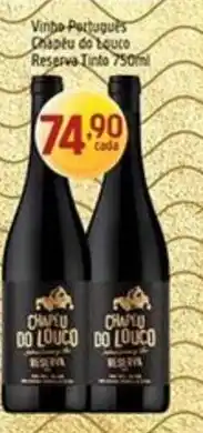 Supermercados Guanabara Vinho Português Chapel do Louco Reserva Tinto oferta