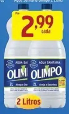 Supermercados Guanabara Água sanitária olímpo 2 litros oferta