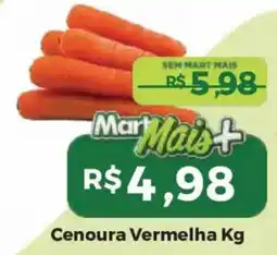 Mart Minas Cenoura Vermelha Kg oferta