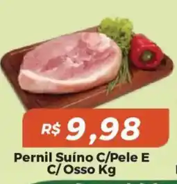 Mart Minas Pernil Suíno C/Pele E C/Osso Kg oferta