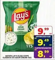 Roldão Elma - batata chips classica ou sour cream oferta