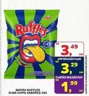 Roldão Ruffles - batata elma chips oferta