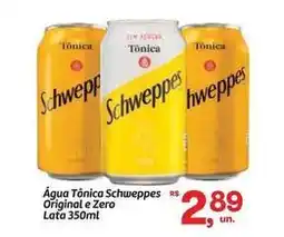 Fort Atacadista Schweppes - água tônica original e zero oferta