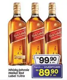 Fort Atacadista Johnnie walker - whisky red label oferta
