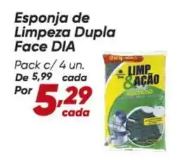 Dia Limp - esponja de limpeza dupla oferta
