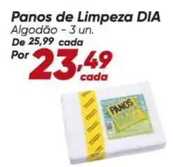 Dia Dia - panos de limpeza oferta