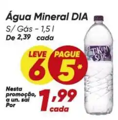 Dia Dia - água mineral oferta