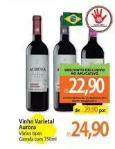 Atacadão Aurora - vinho varietal oferta