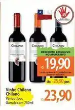 Atacadão Chilano - vinho chileno oferta