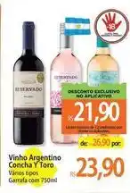 Atacadão Concha y toro - vinho argentino oferta