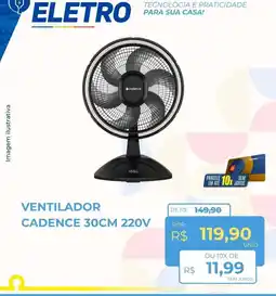 Hiper Moreira ventilador cadence 30cm 220v oferta