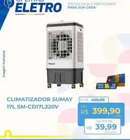 Hiper Moreira Climatizador sumay 17l oferta