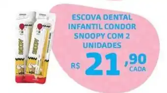 Escova dental infantil condor snoopy