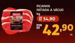 Bergamais Supermercados Picanha fatiada a vácuo oferta