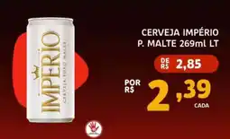 Bergamais Supermercados Cerveja império puro malte oferta
