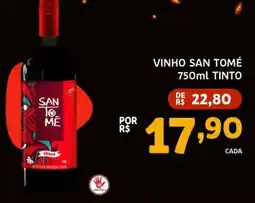 Bergamais Supermercados vinho san tomé tinto oferta