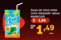 Bergamais Supermercados Água de coco puro coco maguary maracujá oferta